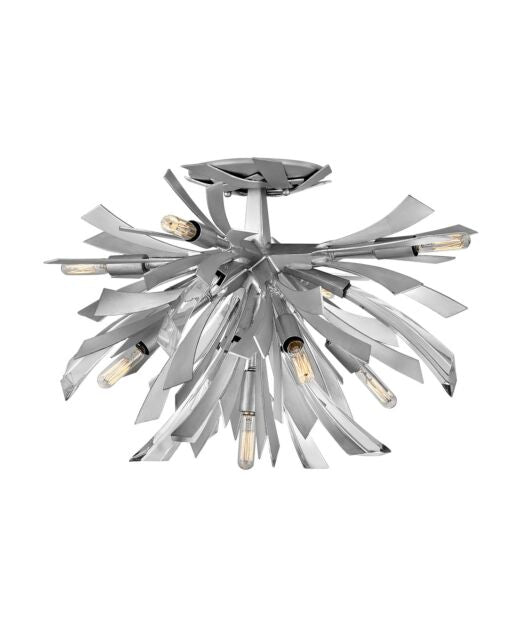 Vida Medium Semi Flush Mount - Glacial by Fredrick Ramond