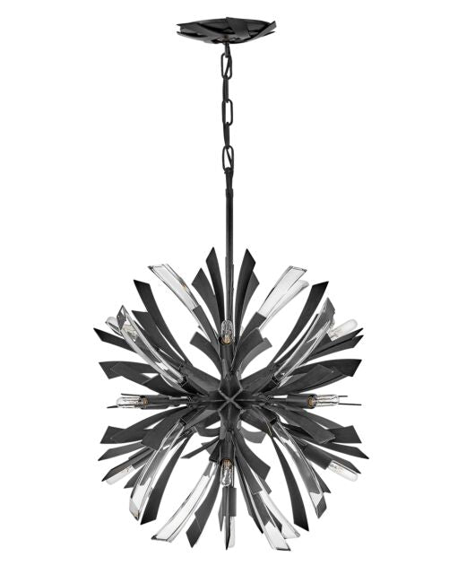 Vida Small Orb - 13-Light - Brushed Graphite by Fredrick Ramond