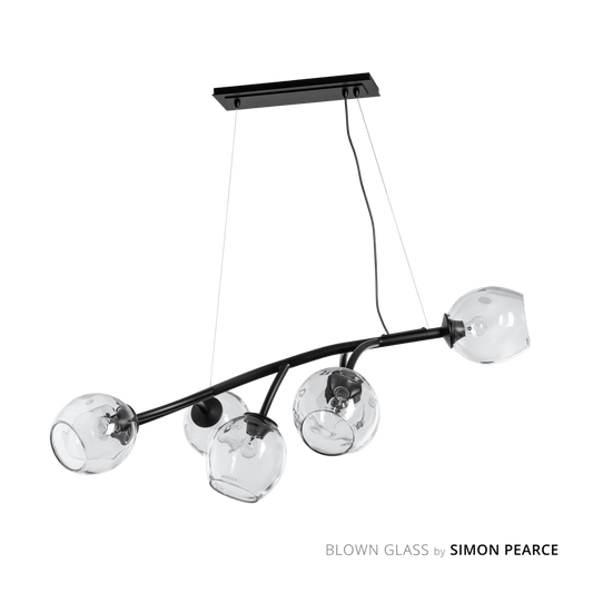 Vine Pendant - Black by Hubbardton Forge
