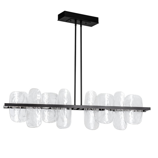 Vitre Large Linear LED Pendant - Black by Hubbardton Forge