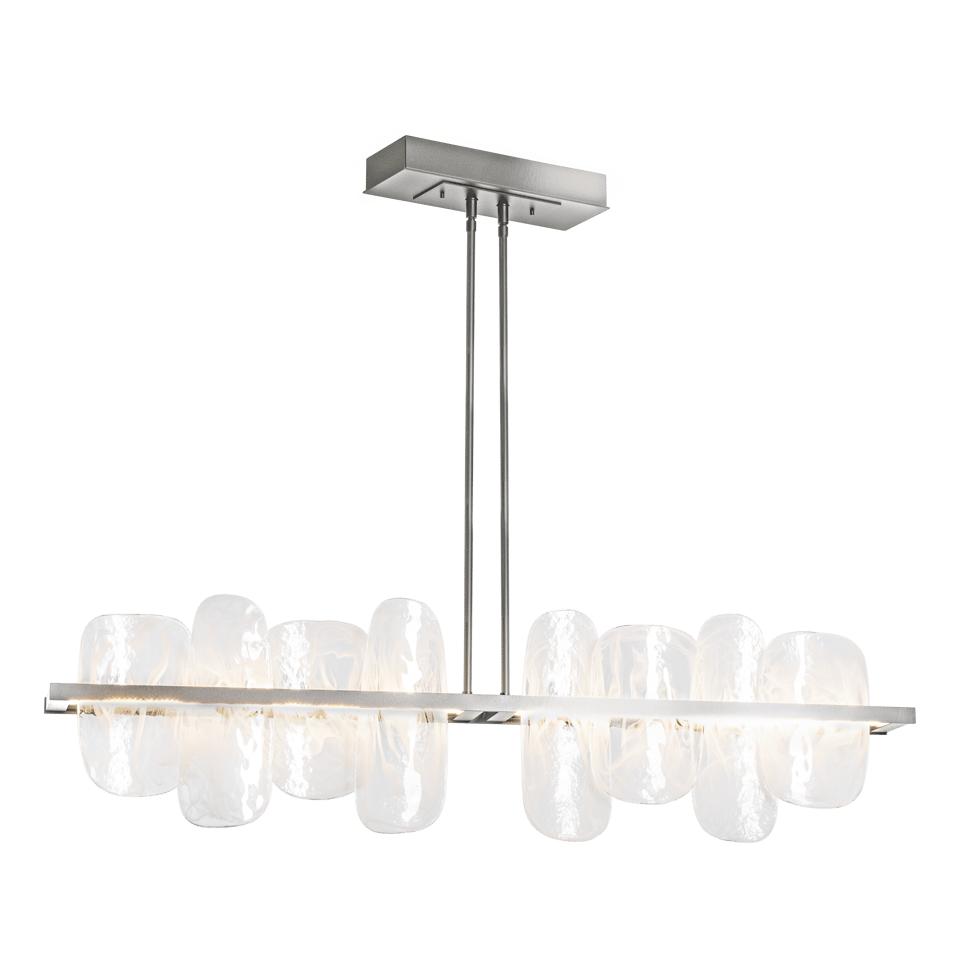 Vitre Large Linear LED Pendant - Sterling by Hubbardton Forge