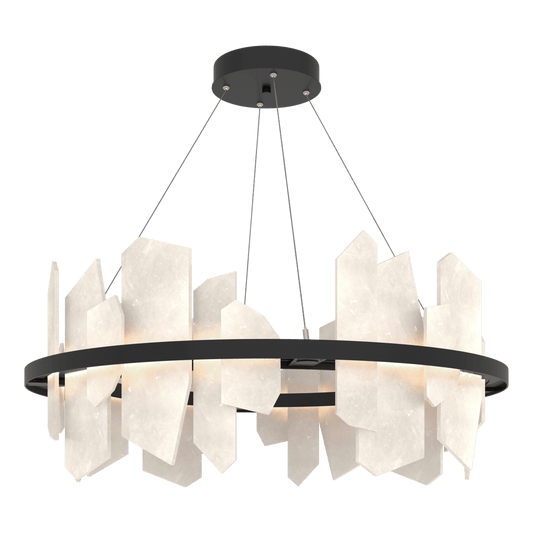 Volterra Circular LED Pendant - Ink by Hubbardton Forge