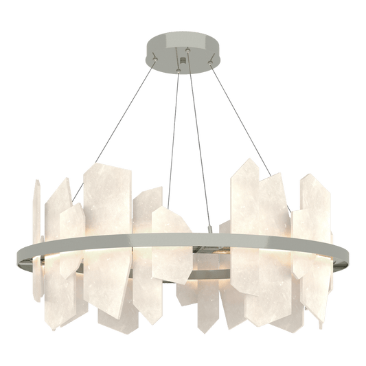 Volterra Circular LED Pendant - Sterling by Hubbardton Forge