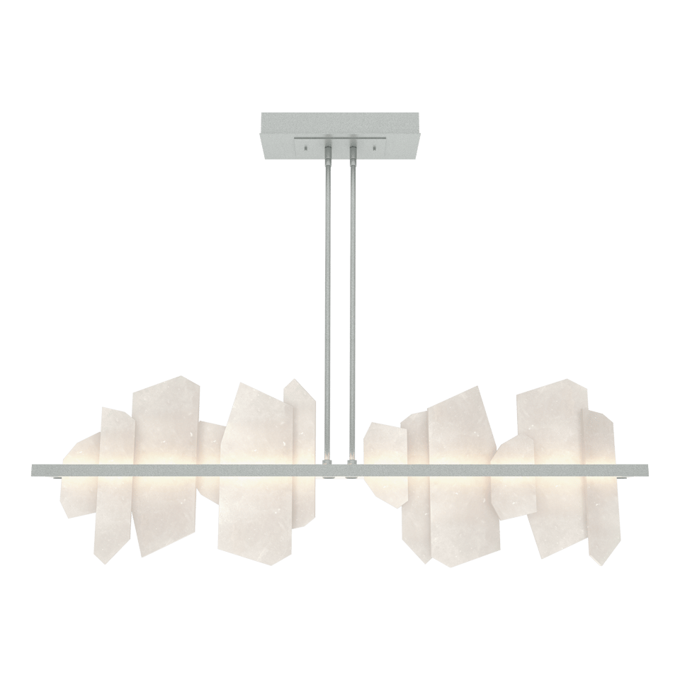 Volterra Linear LED Pendant - Vintage Platinum by Hubbardton Forge