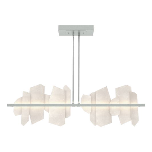 Volterra Linear LED Pendant - Vintage Platinum by Hubbardton Forge