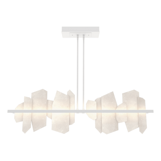 Volterra Linear LED Pendant - White by Hubbardton Forge