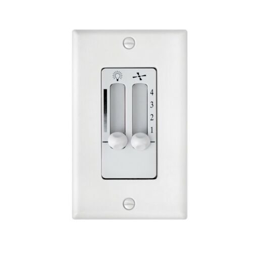 Wall Contol 4 Speed Dual Slide - White by Hinkley Lighting
