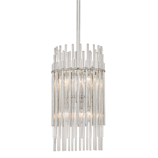 Wallis Pendant - 6-Light - Polished Nickel by Hudson Valley Lighting