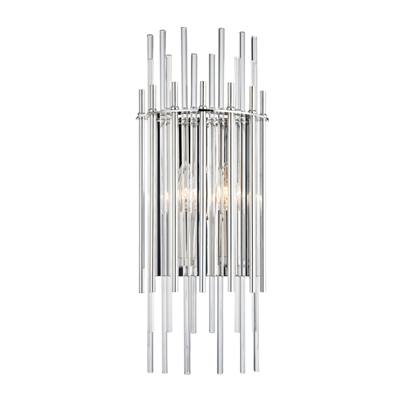 Wallis Wall Sconce - Polished Nickel by Hudson Valley Lighting