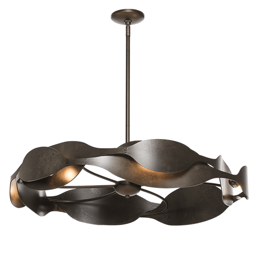 Waves Pendant - Dark Smoke by Hubbardton Forge