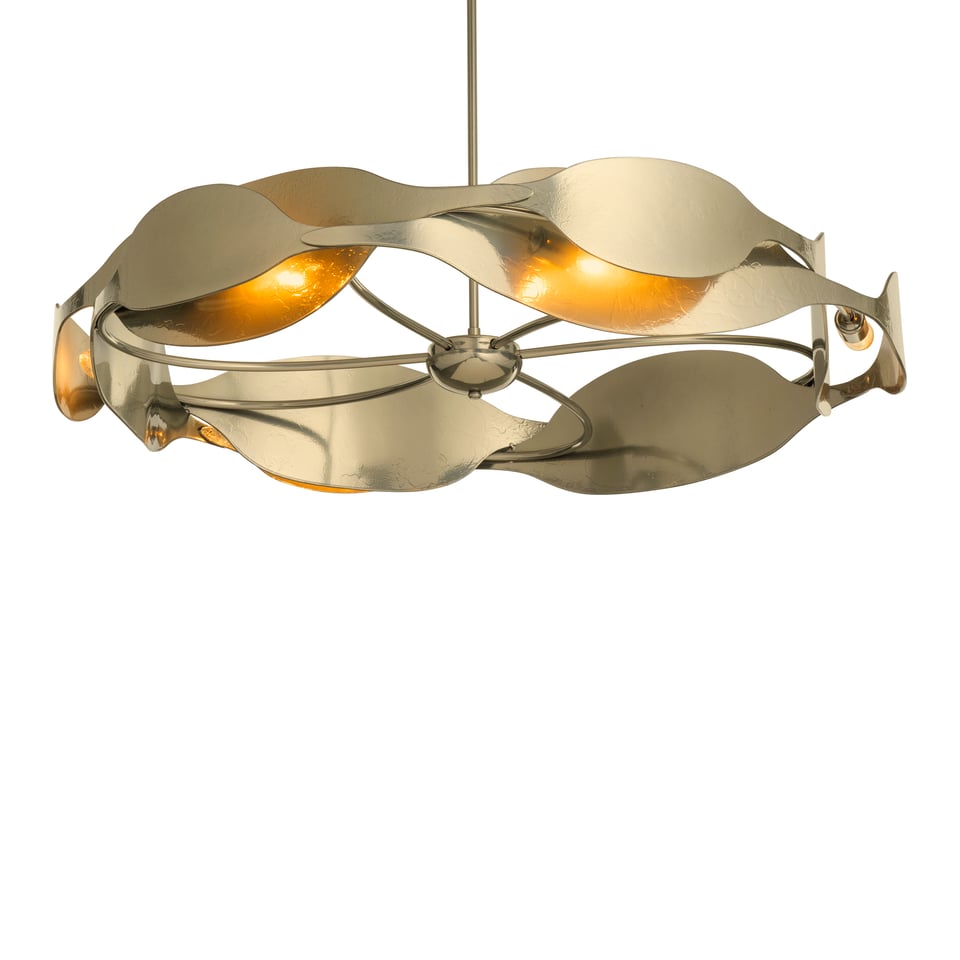 Waves Pendant - Modern Brass by Hubbardton Forge