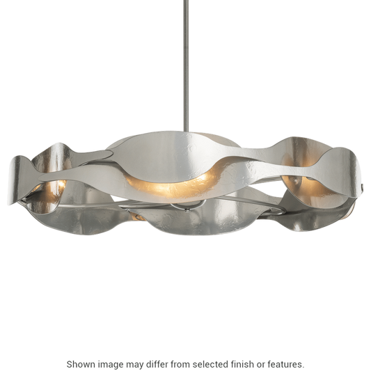 Waves Pendant - White by Hubbardton Forge