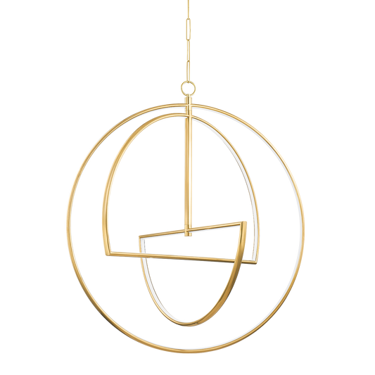Welland Large Chandelier - Aged Brass by Hudson Valley Lighting