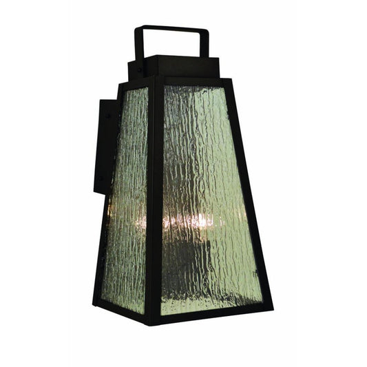 Wellesley 12 1/2″ High Wall Mount - WEW-5F-RC - Raw Copper by Arroyo Craftsman