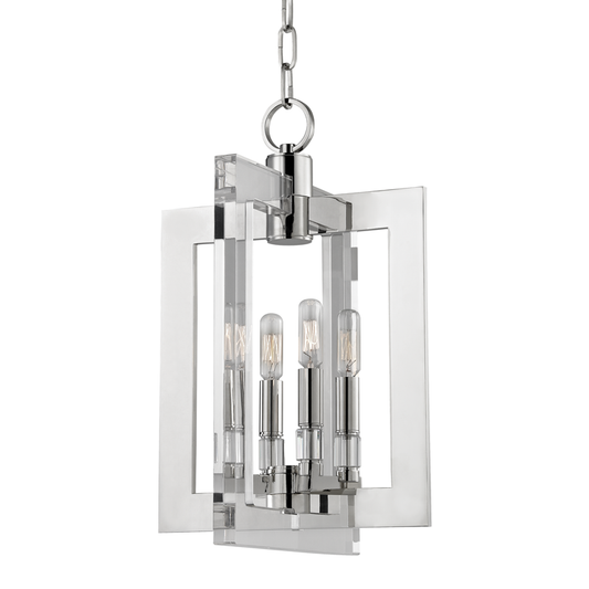 Wellington Pendant - 4-Light - Polished Nickel by Hudson Valley Lighting