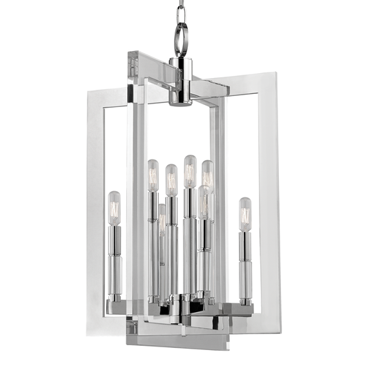 Wellington Pendant - 8-Light - Polished Nickel by Hudson Valley Lighting