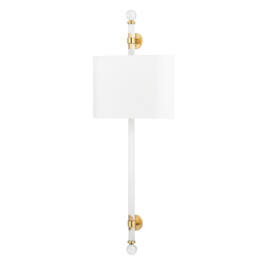 Wertham Wall Sconce - Aged Brass by Hudson Valley Lighting