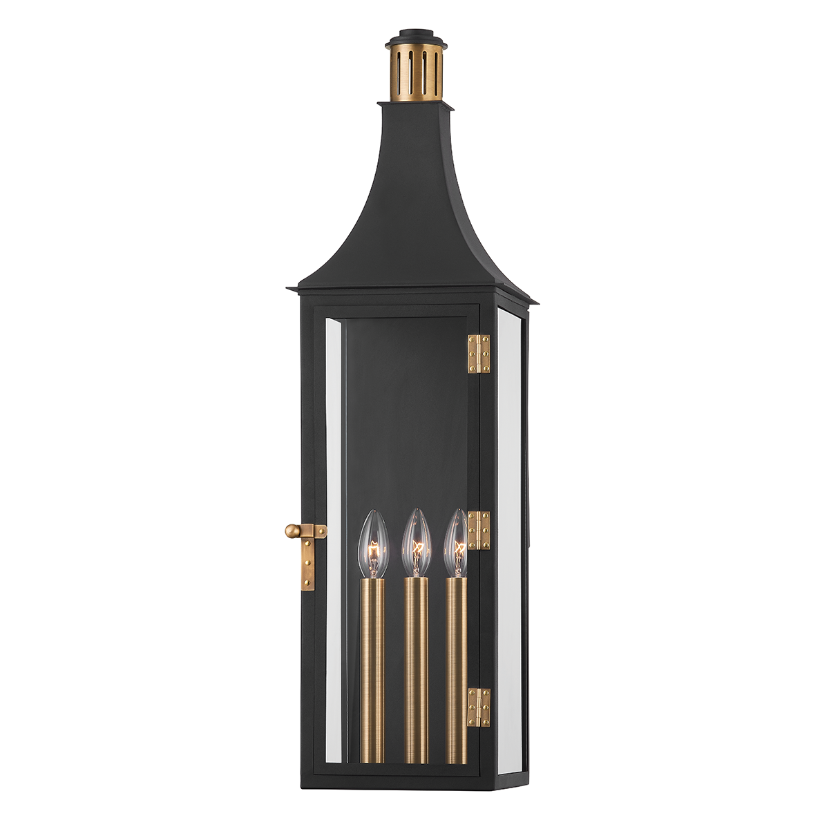 Wes Wall Sconce - 3-Light - Patina Brass - Troy Lighting B7831-PBR/TBK