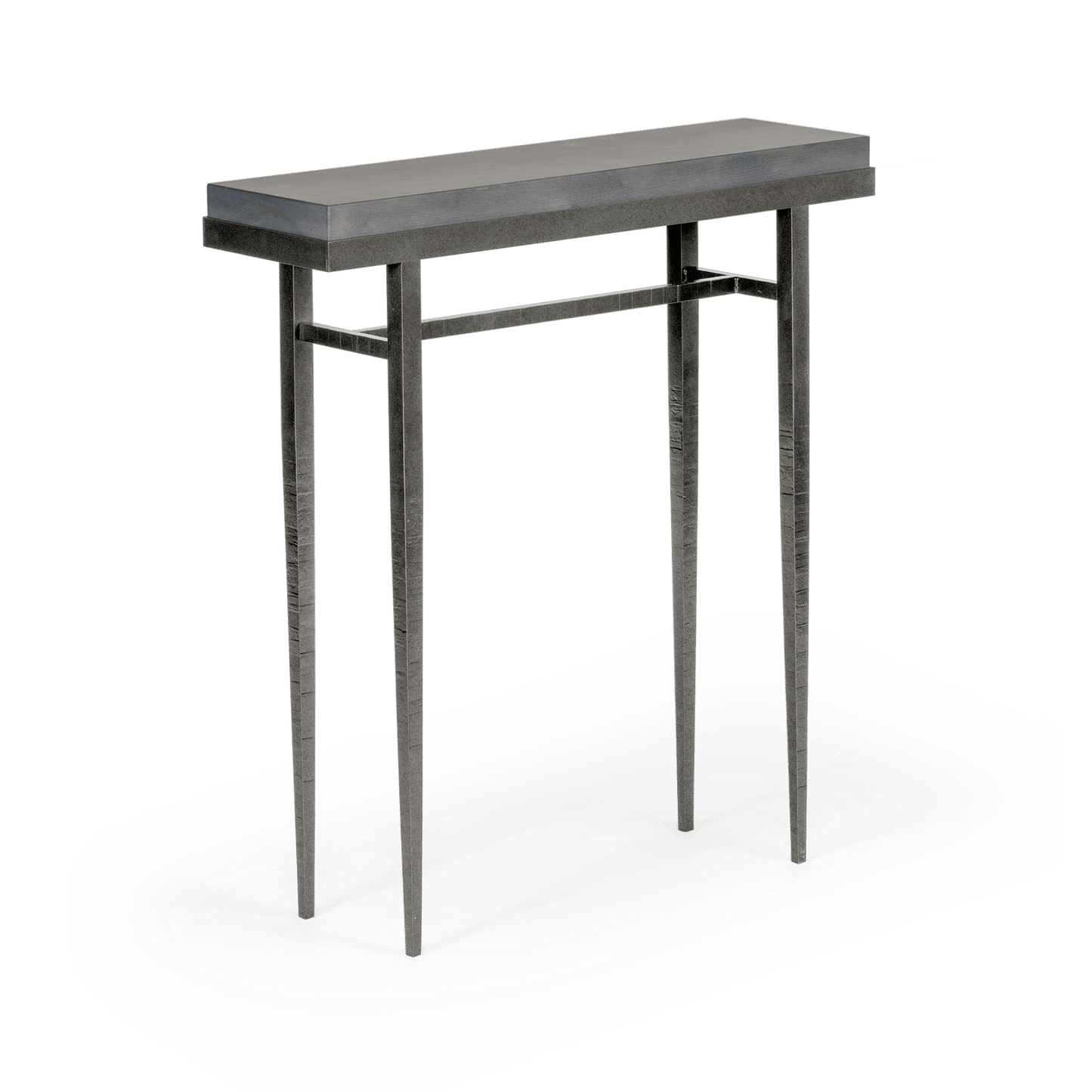 Wick 30" Console Table - Natural Iron - Maple Grey Wood Top Accent by Hubbardton Forge