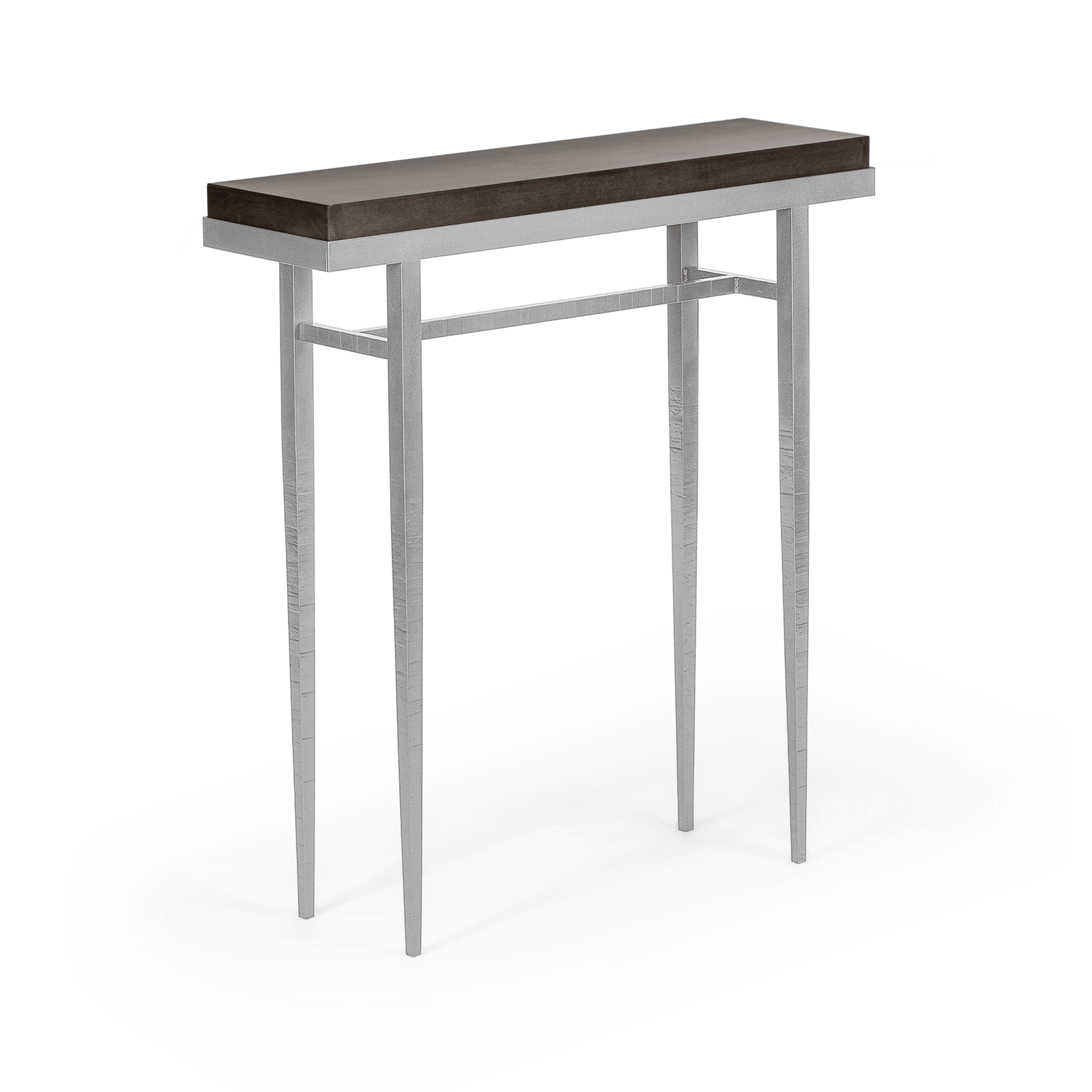 Wick 30" Console Table - Vintage Platinum - Maple Espresso Wood Top Accent by Hubbardton Forge