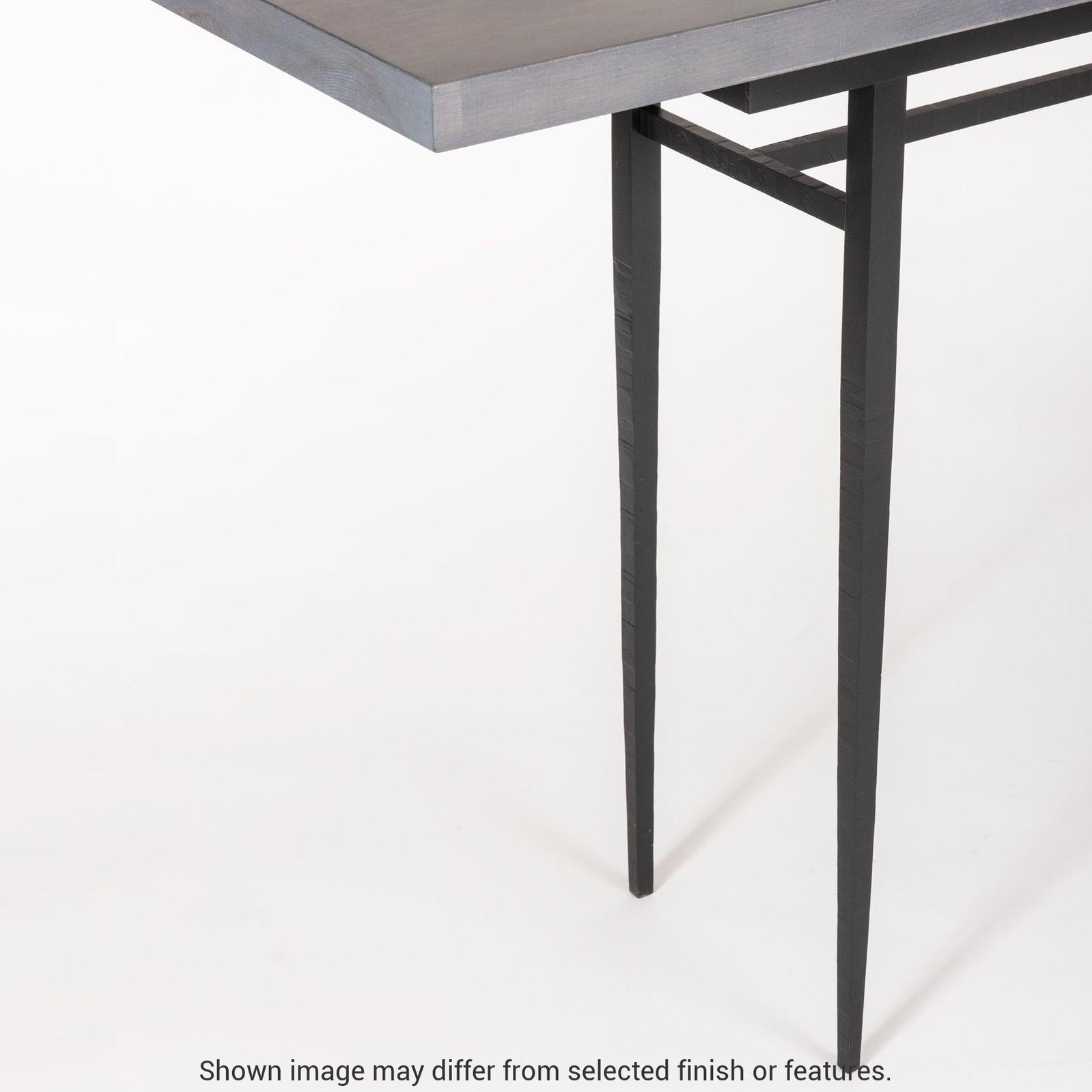 Wick 60" Console Table - Ink - Maple Natural Wood Top Accent by Hubbardton Forge