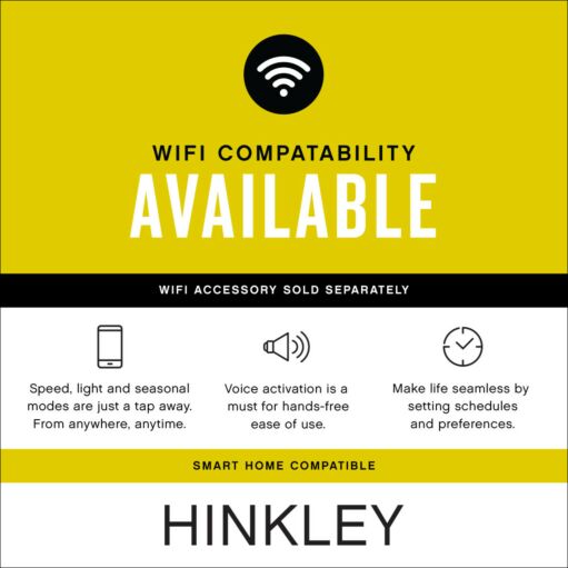 WiFi Control Ventus 52" - Black by Hinkley Lighting