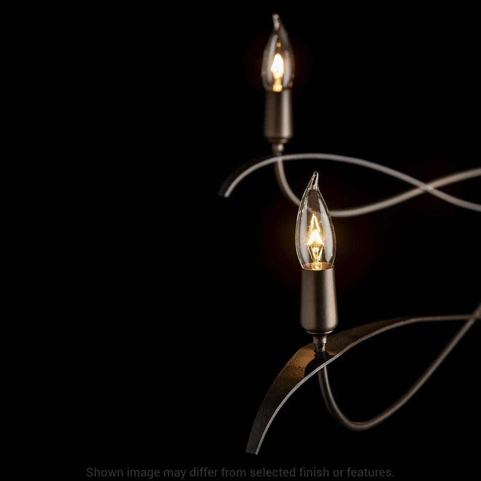Willow 6-Light Large Chandelier - White by Hubbardton Forge