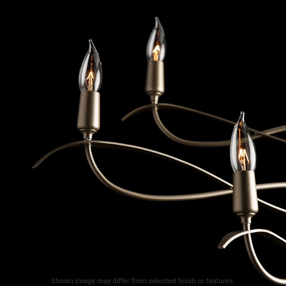 Willow 6-Light Small Chandelier - White by Hubbardton Forge