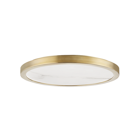 Woodhaven Flush Mount - Aged Brass by Hudson Valley Lighting