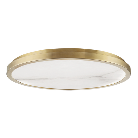 Woodhaven Large Flush Mount - Aged Brass by Hudson Valley Lighting