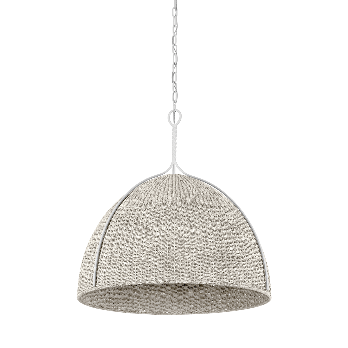 Woodlawn Large Pendant - White Plaster by Hudson Valley Lighting