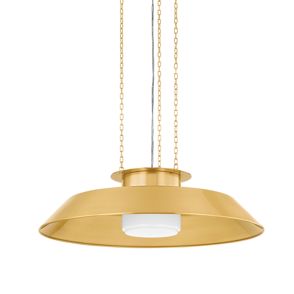 Woodrow Large Pendant - Aged Brass by Hudson Valley Lighting