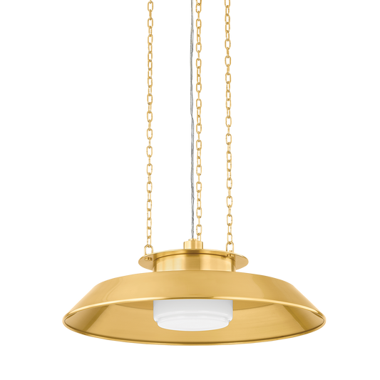 Woodrow Pendant - Aged Brass by Hudson Valley Lighting