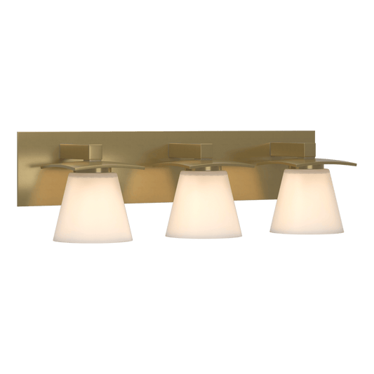 Wren 3-Light Sconce - Modern Brass by Hubbardton Forge