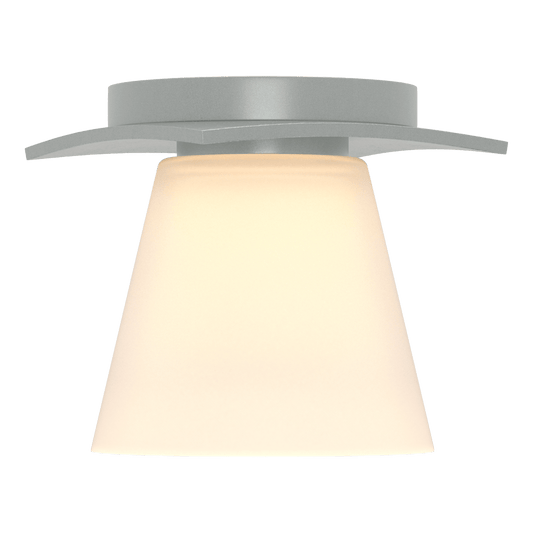 Wren Flush Mount - Vintage Platinum - Opal Glass by Hubbardton Forge