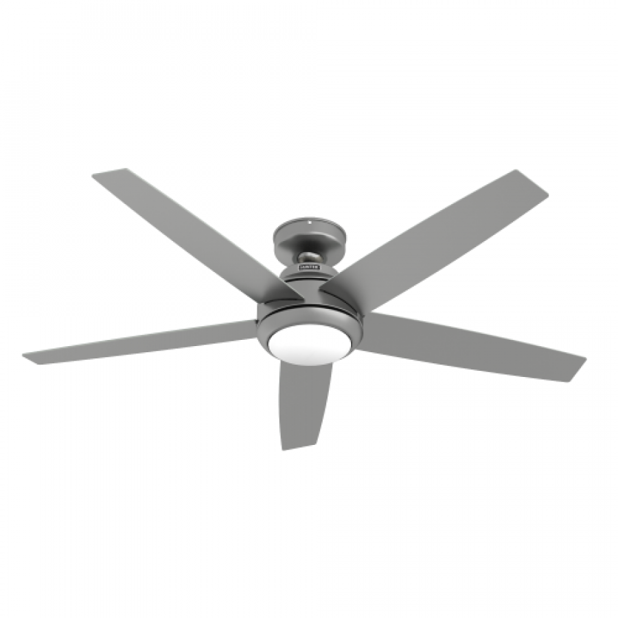 Zayden 52" LED Fan - Matte Silver by Hunter