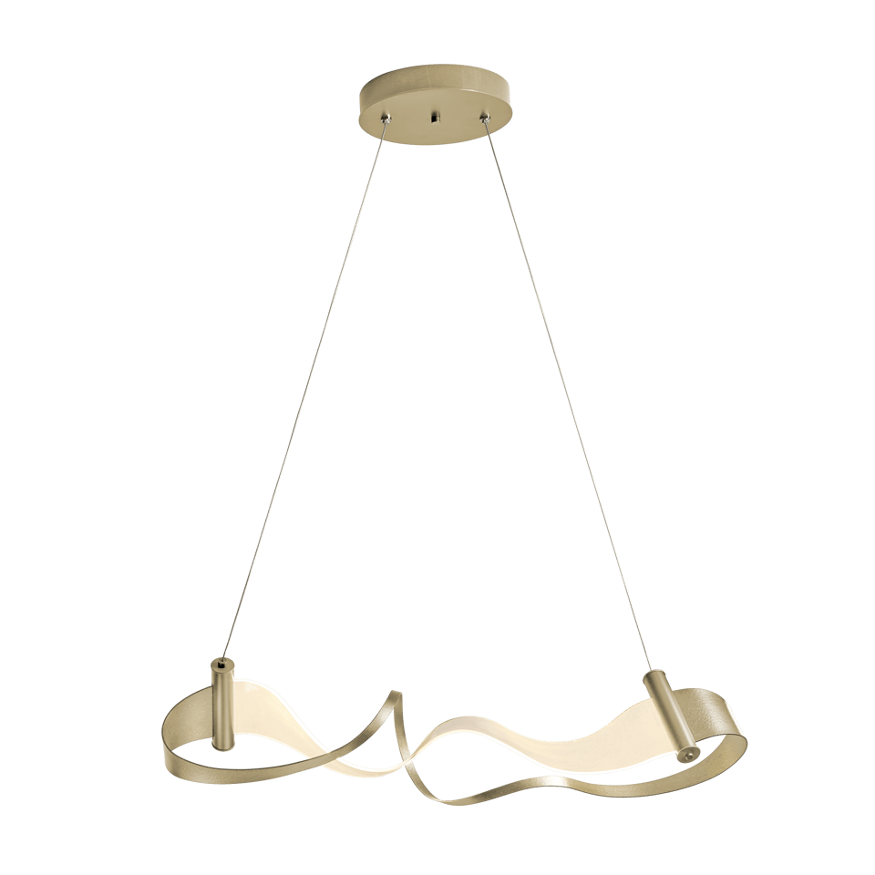 Zephyr LED Pendant - Soft Gold by Hubbardton Forge