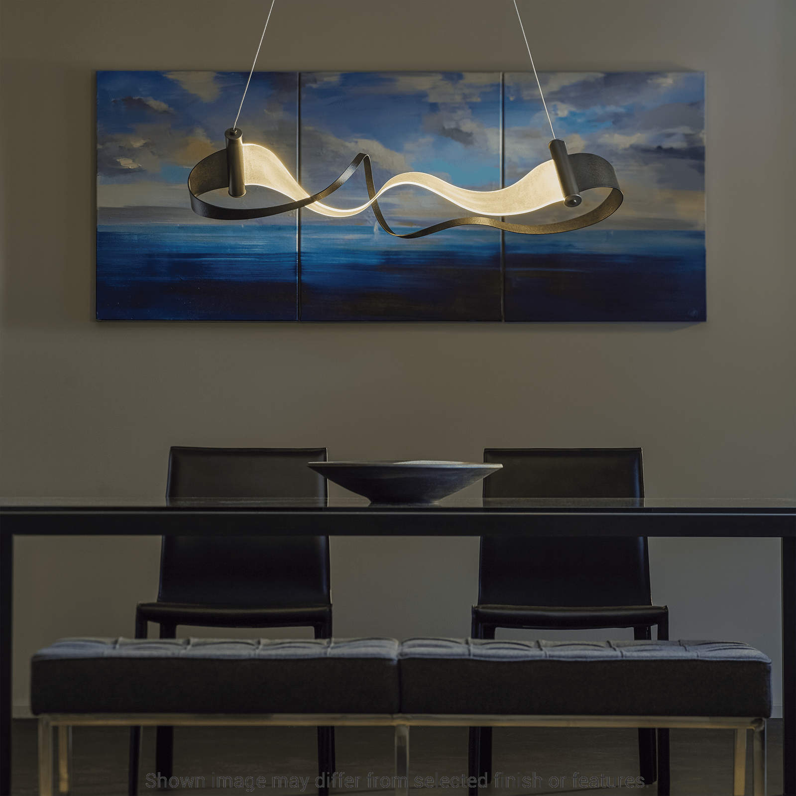 Zephyr LED Pendant - White by Hubbardton Forge