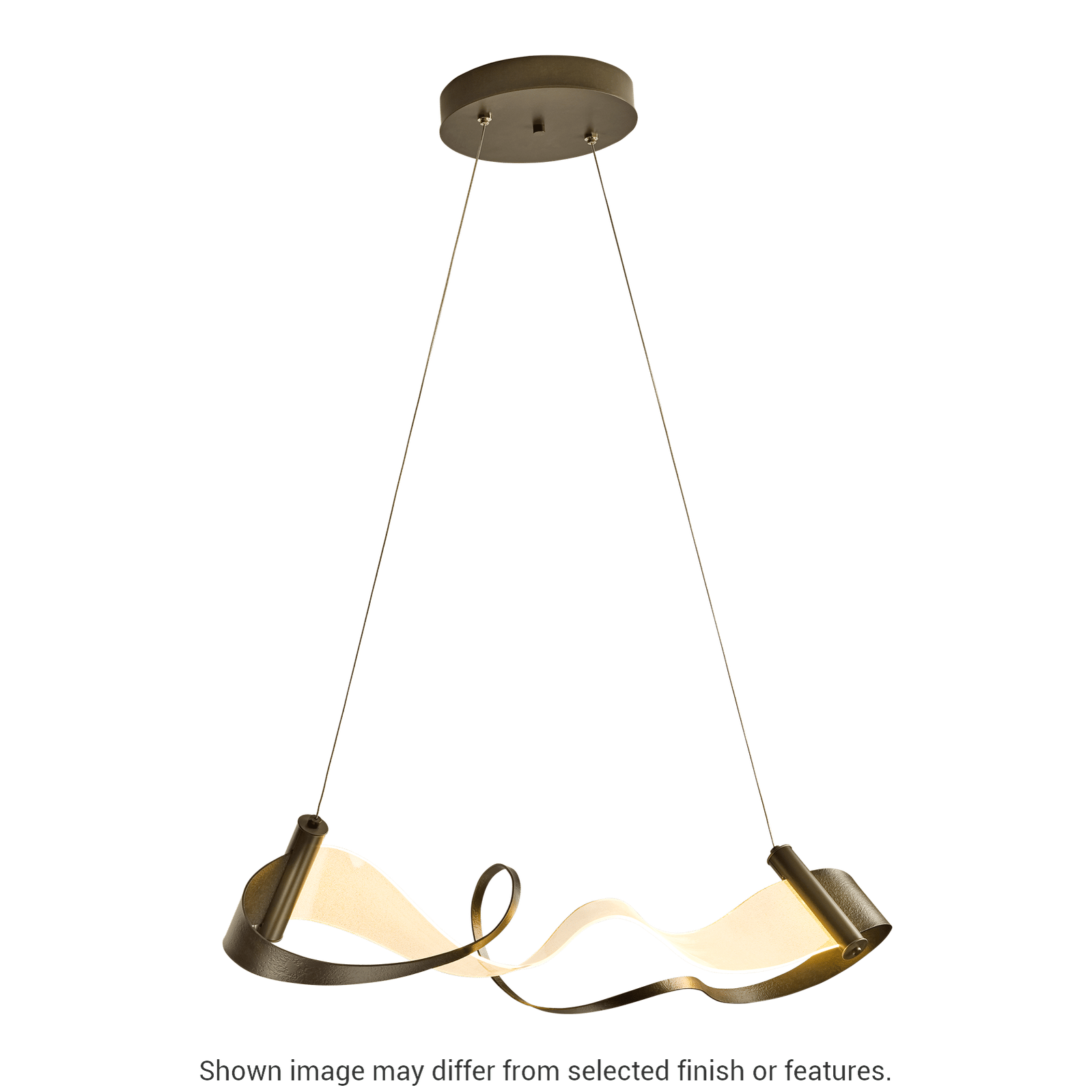 Zephyr LED Pendant - White by Hubbardton Forge