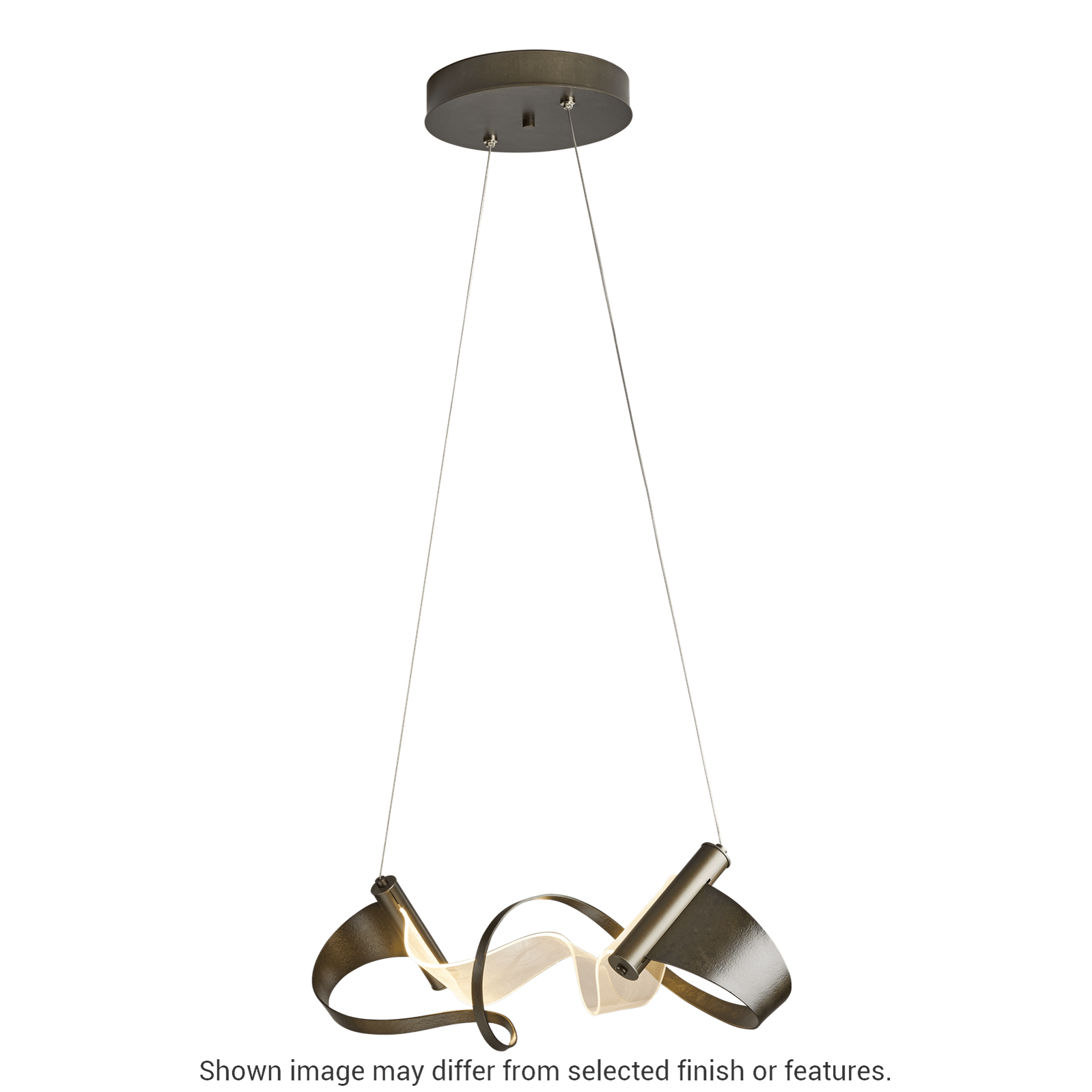 Zephyr LED Pendant - White by Hubbardton Forge