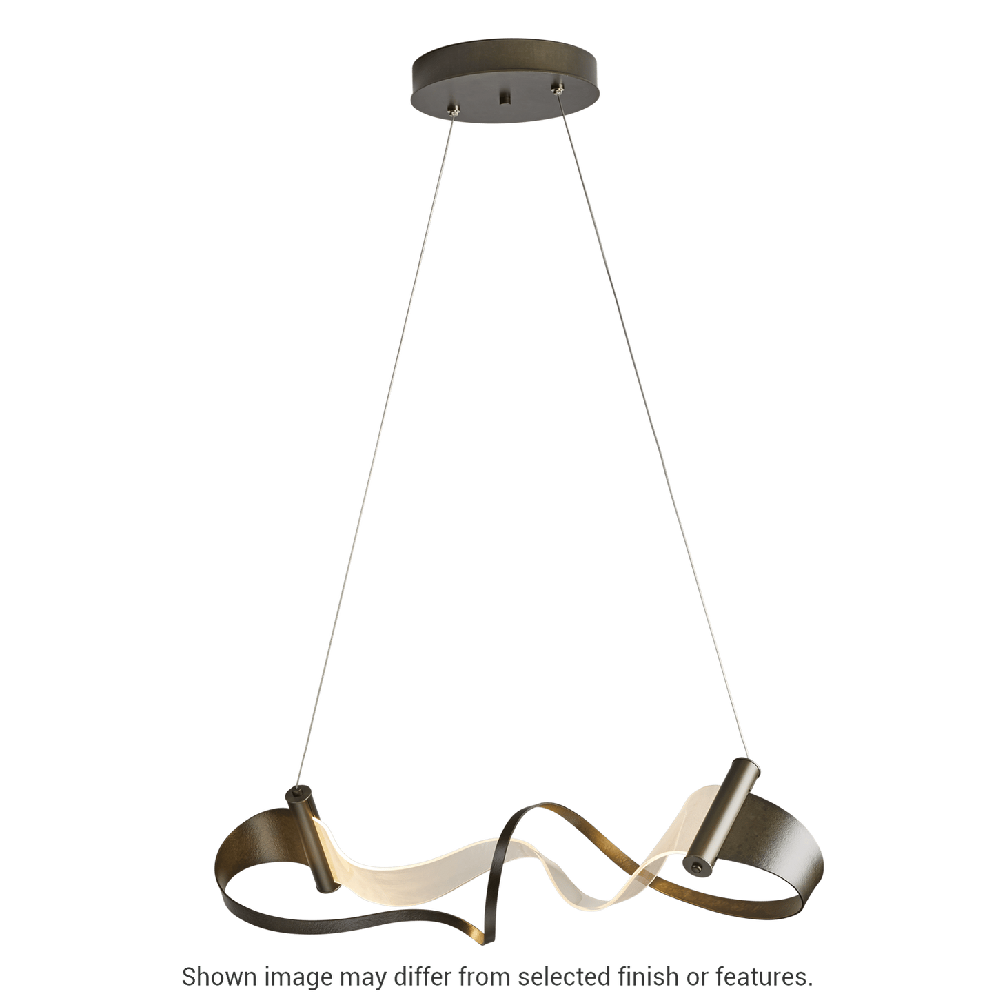 Zephyr LED Pendant - White by Hubbardton Forge