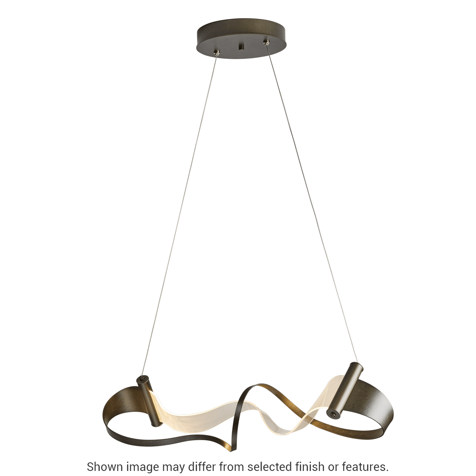 Zephyr LED Pendant - White by Hubbardton Forge