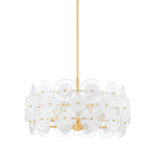 Zoella Chandelier - 5-Light - Aged Brass - Mitzi H810705-AGB