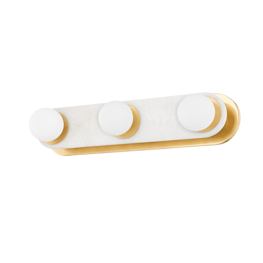 Zora Vanity Light - 3-Light - Aged Brass - Mitzi H797303-AGB