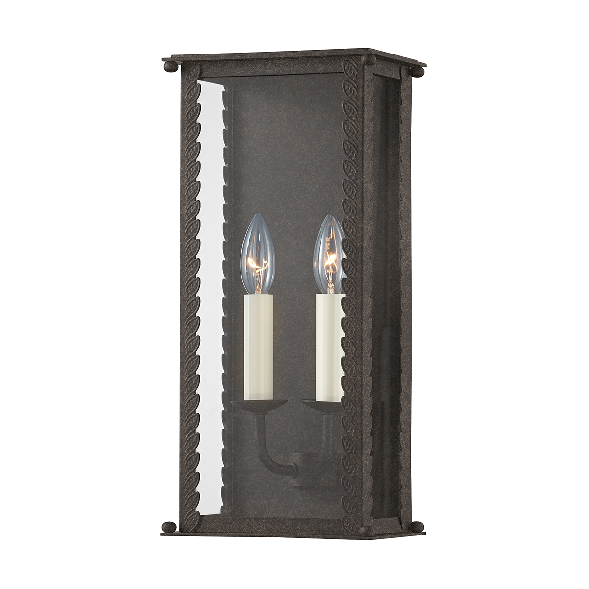 Zuma Wall Sconce - 2-Light - French Iron - Troy Lighting B6712-FRN