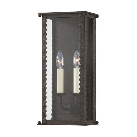 Zuma Wall Sconce - 2-Light - French Iron - Troy Lighting B6712-FRN