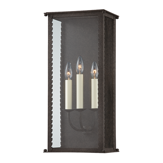 Zuma Wall Sconce - 3-Light - French Iron - Troy Lighting B6713-FRN
